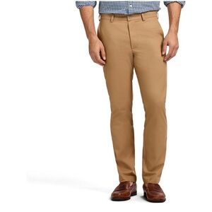 Izod Men's American Chino Flat Front Straight Fit Pant